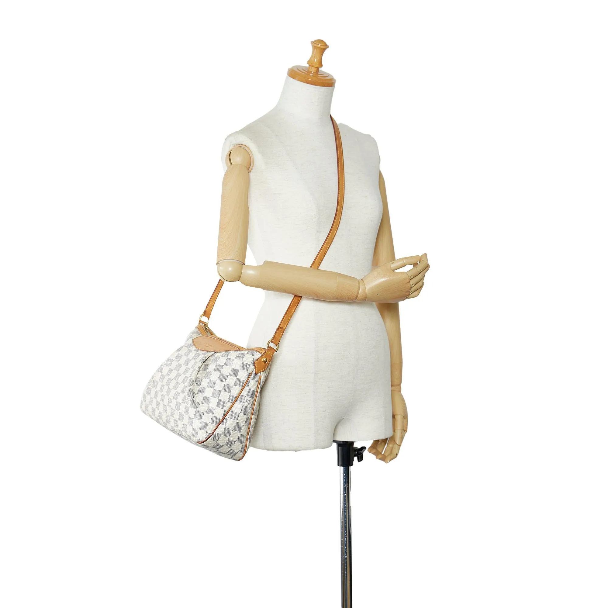 Louis Vuitton Damier Azur Siracusa PM (SHG-hClpcf)