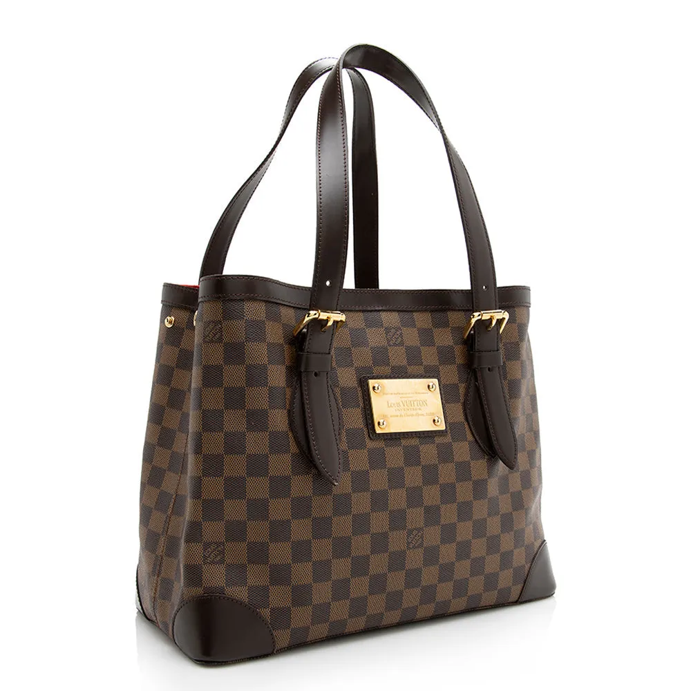 Louis Vuitton Damier Ebene Hampstead MM Tote (SHF-21260)