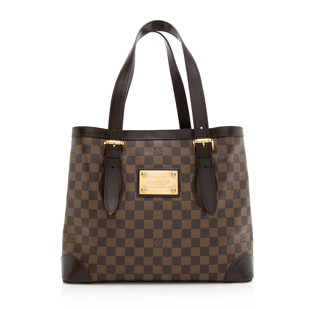 Louis Vuitton Damier Ebene Hampstead MM Tote (SHF-21260)