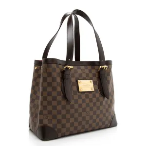 Louis Vuitton Damier Ebene Hampstead MM Tote (SHF-21260)
