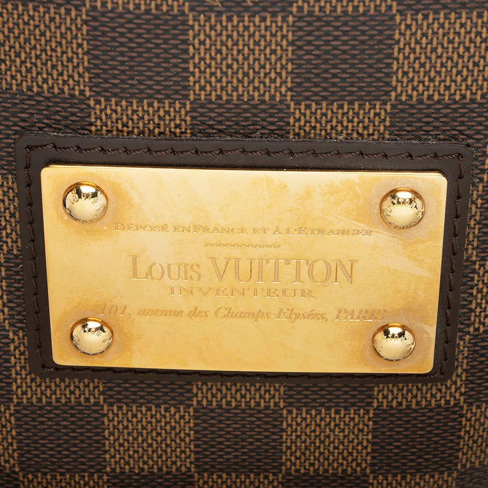 Louis Vuitton Damier Ebene Hampstead MM Tote (SHF-21260)