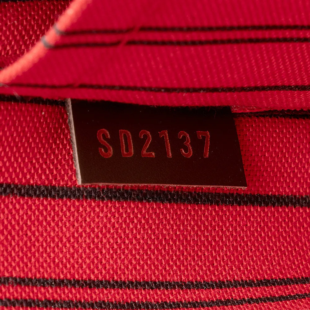 Louis Vuitton Damier Ebene Neverfull GM Pochette (SHF-21846)
