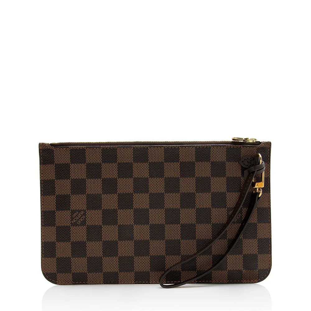 Louis Vuitton Damier Ebene Neverfull GM Pochette (SHF-21846)