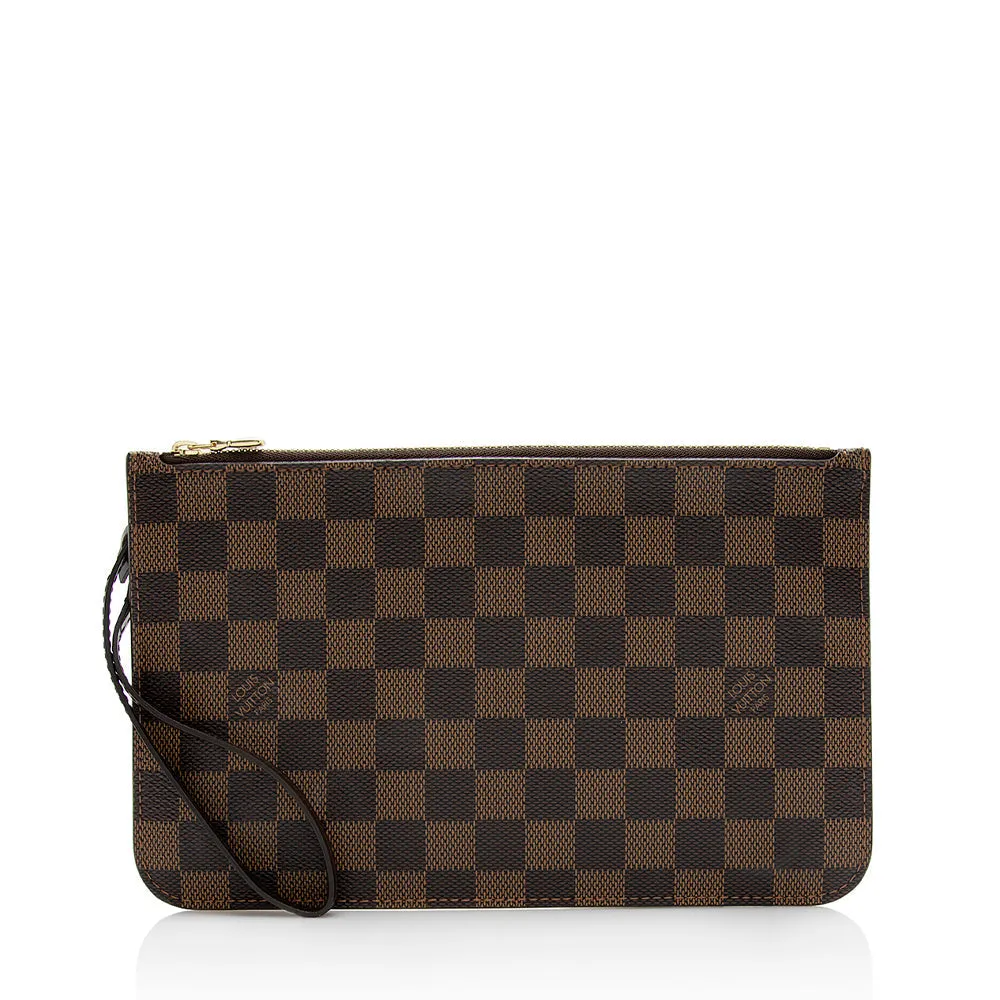 Louis Vuitton Damier Ebene Neverfull GM Pochette (SHF-21846)