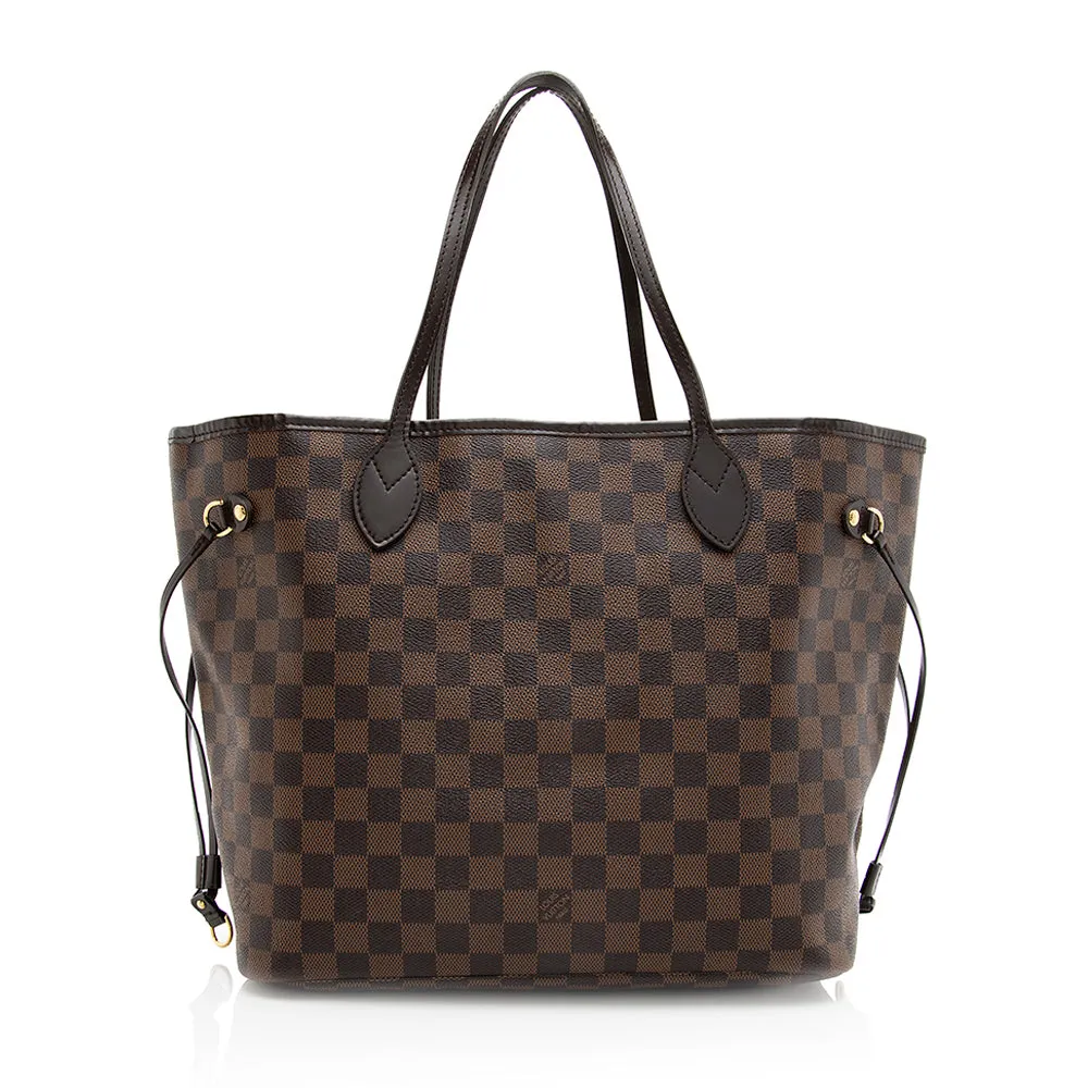 Louis Vuitton Damier Ebene Neverfull MM Tote (SHF-20011)