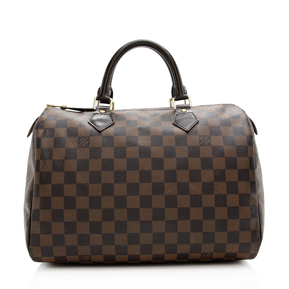 Louis Vuitton Damier Ebene Speedy 30 Satchel (SHF-20847)