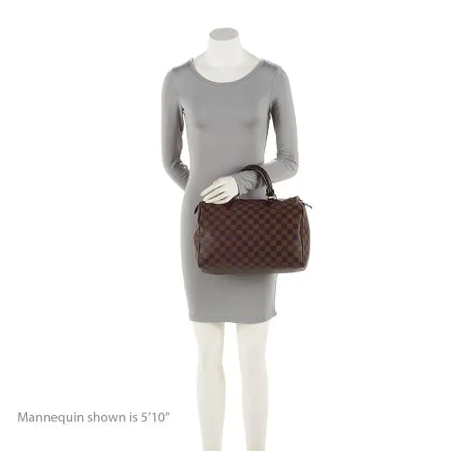 Louis Vuitton Damier Ebene Speedy 30 Satchel (SHF-20847)