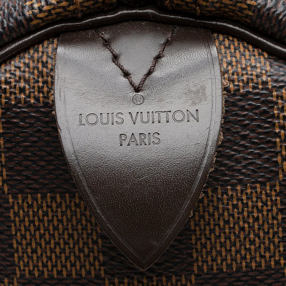 Louis Vuitton Damier Ebene Speedy 30 Satchel (SHF-20847)