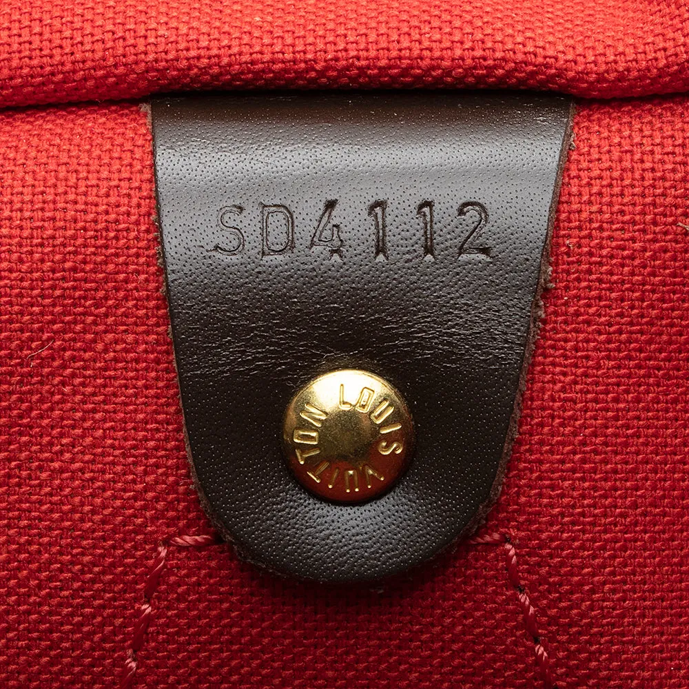 Louis Vuitton Damier Ebene Speedy 30 Satchel (SHF-20847)