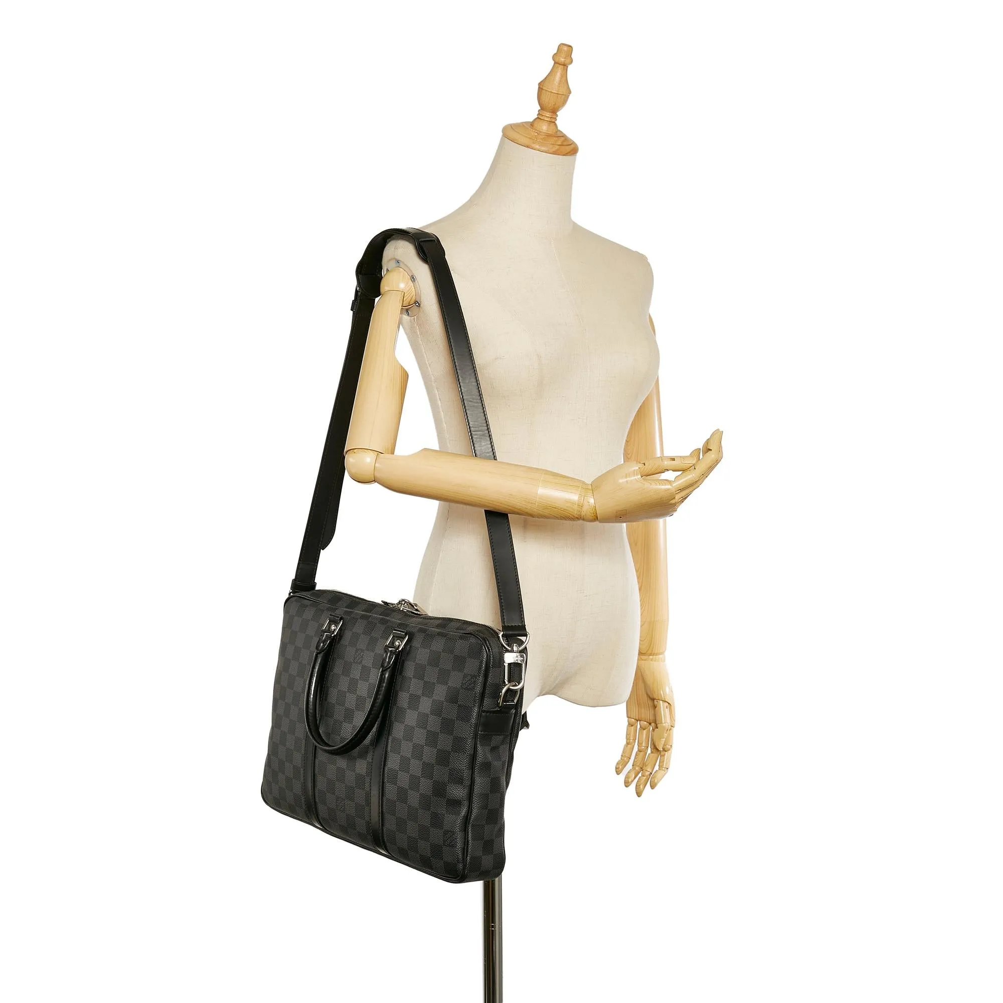 Louis Vuitton Damier Graphite Porte-Documents Voyage (SHG-25186)