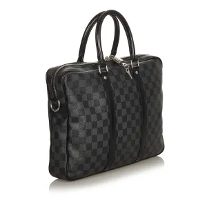 Louis Vuitton Damier Graphite Porte-Documents Voyage (SHG-25186)