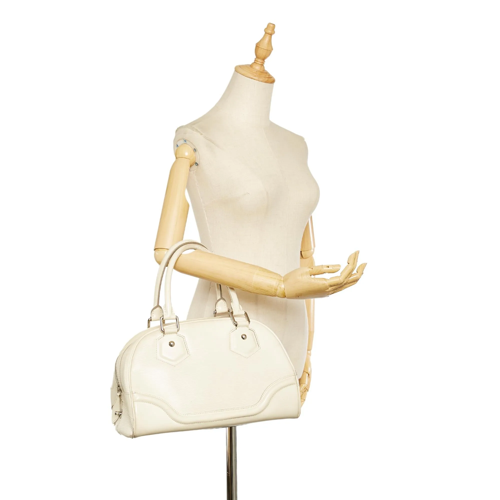 Louis Vuitton Epi Bowling Montaigne PM (SHG-25350)