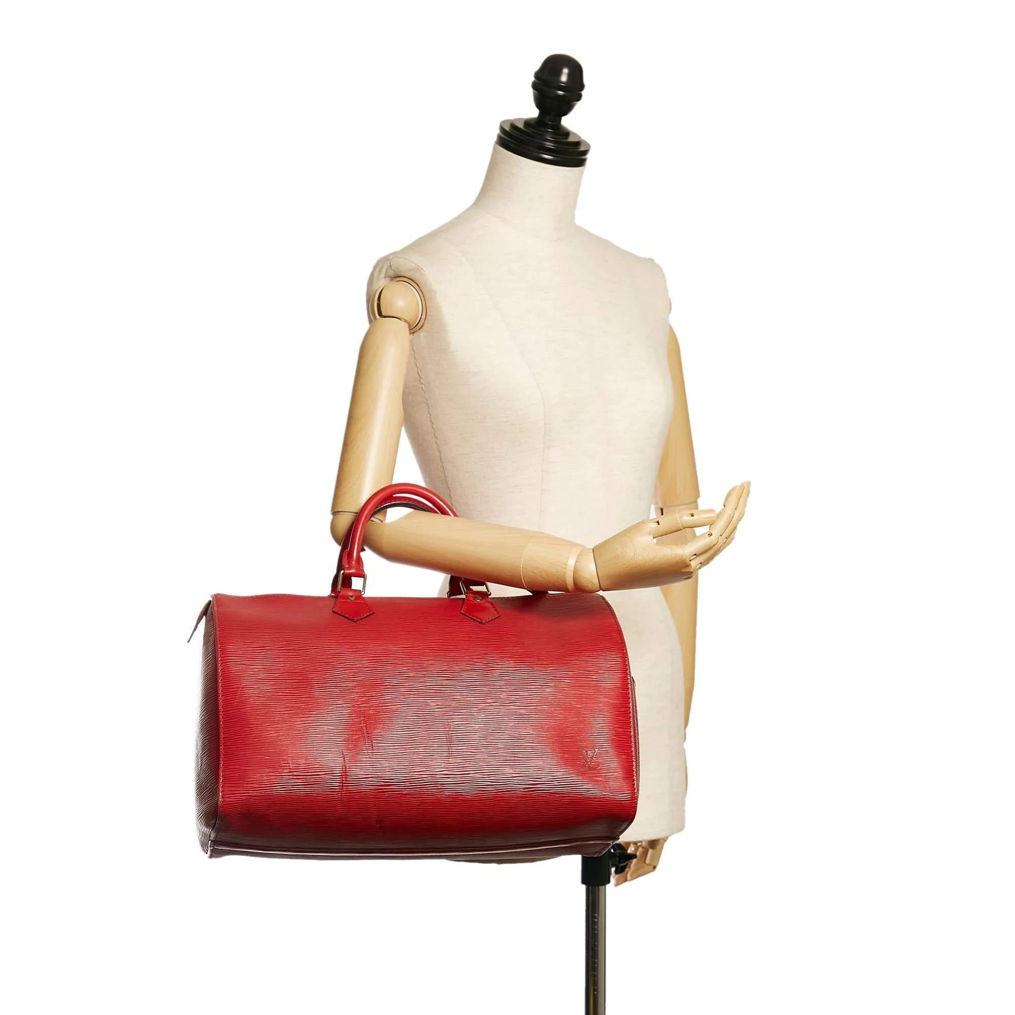 Louis Vuitton Epi Speedy 35 (SHG-34366)