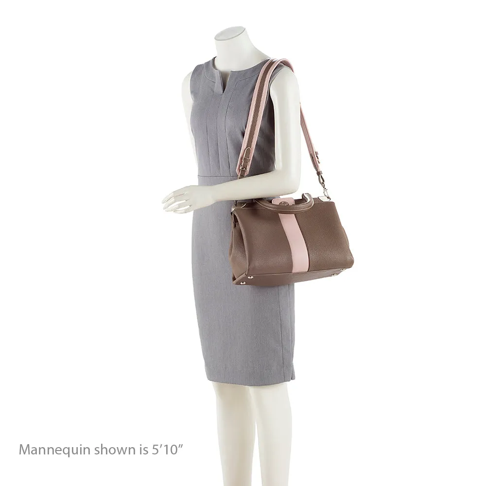 Louis Vuitton Leather Astrid Top Handle Satchel (SHF-16824)