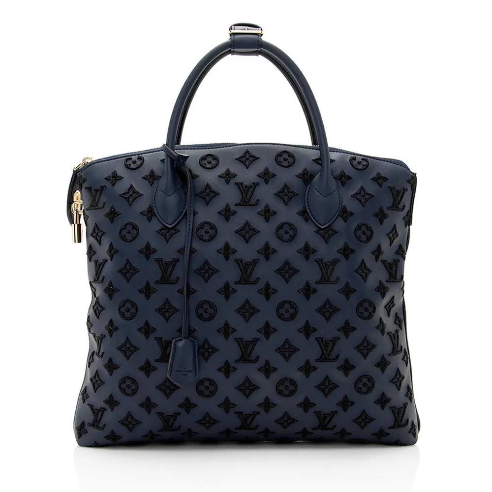 Louis Vuitton Limited Edition Monogram Addiction Lockit MM Bag (SHF-20200)