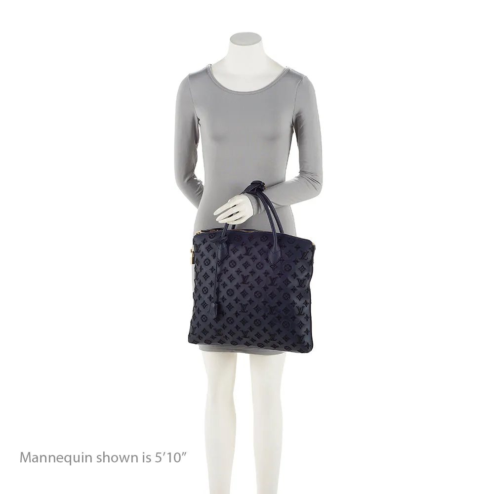 Louis Vuitton Limited Edition Monogram Addiction Lockit MM Bag (SHF-20200)