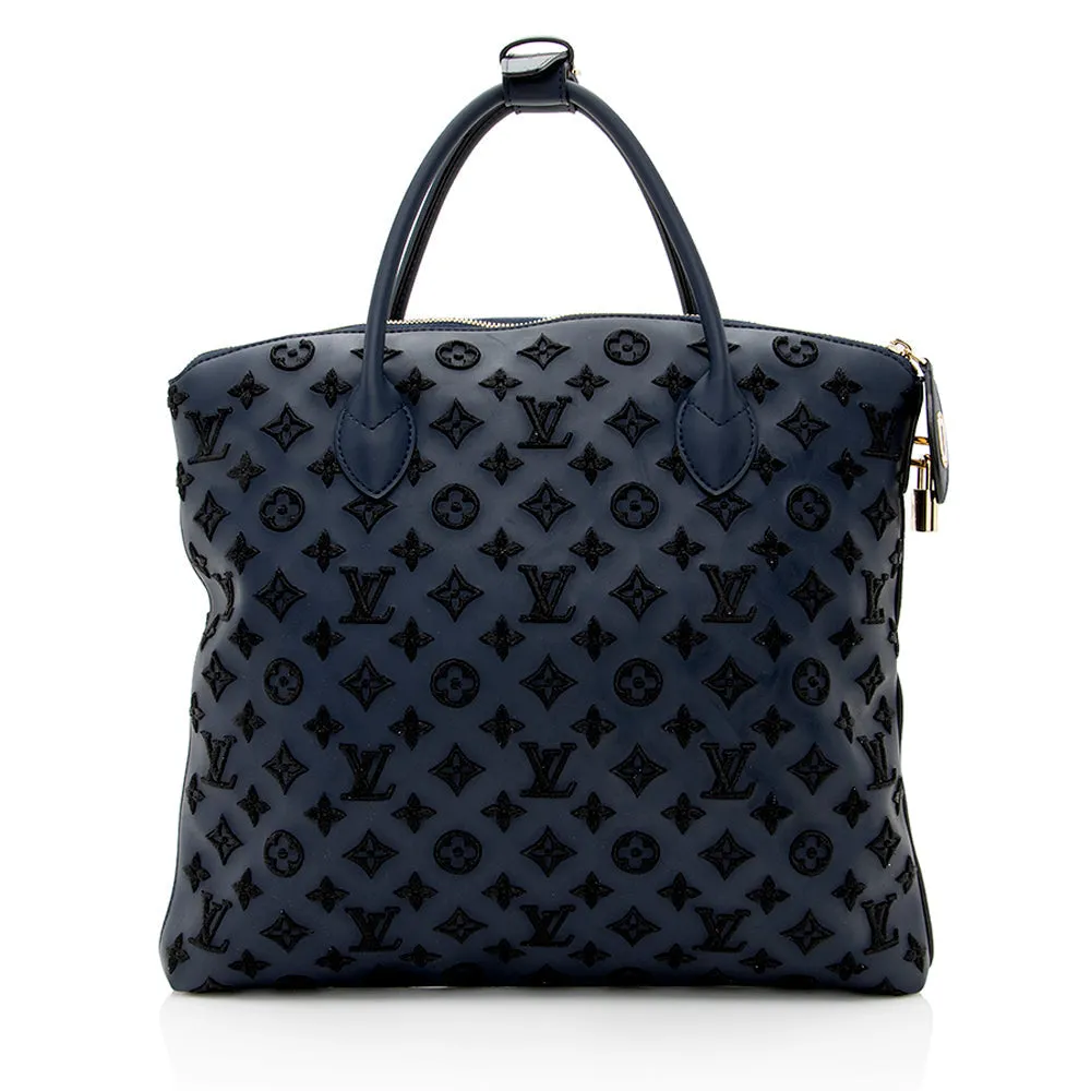 Louis Vuitton Limited Edition Monogram Addiction Lockit MM Bag (SHF-20200)