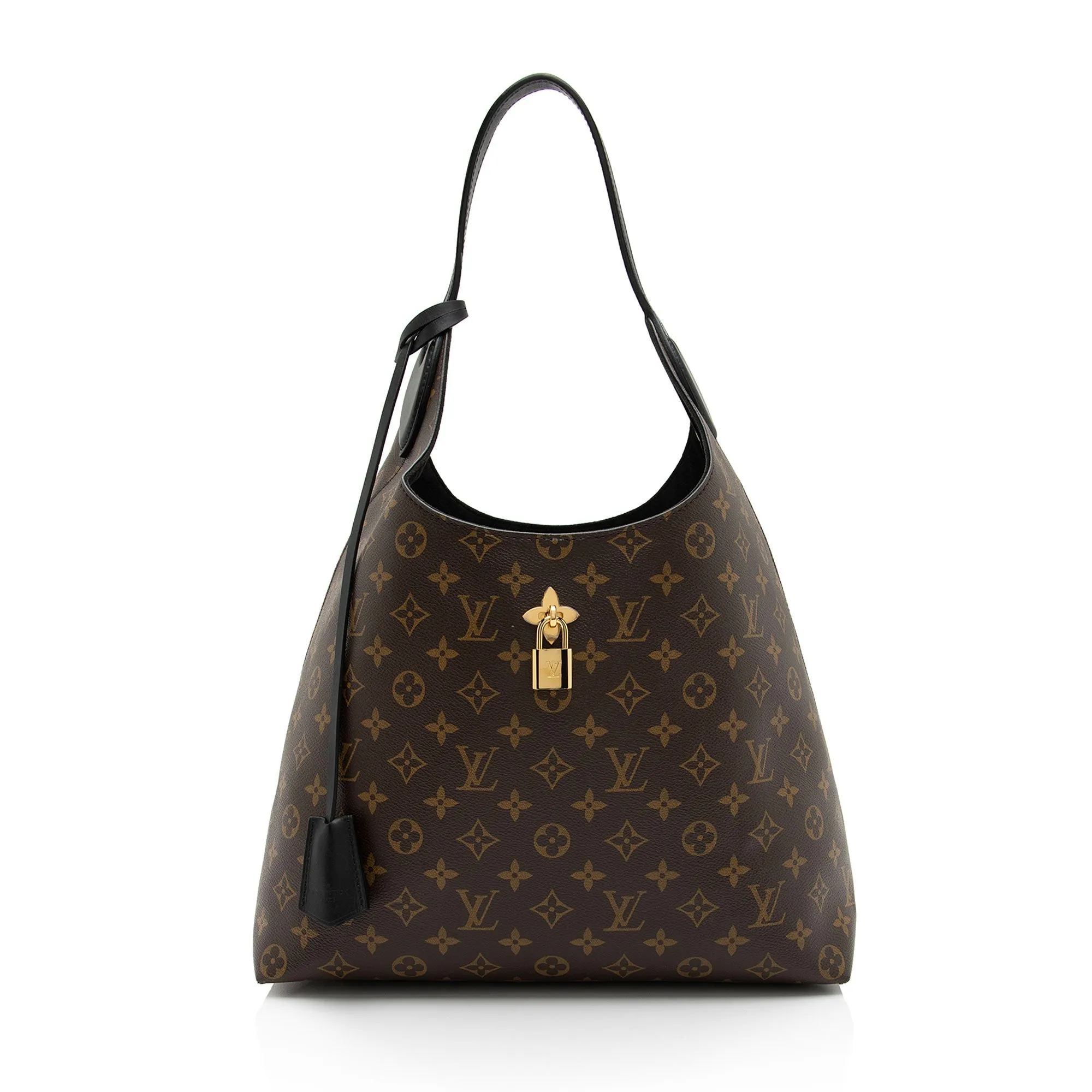 Louis Vuitton Monogram Canvas Flower Hobo (SHF-3DsKdp)