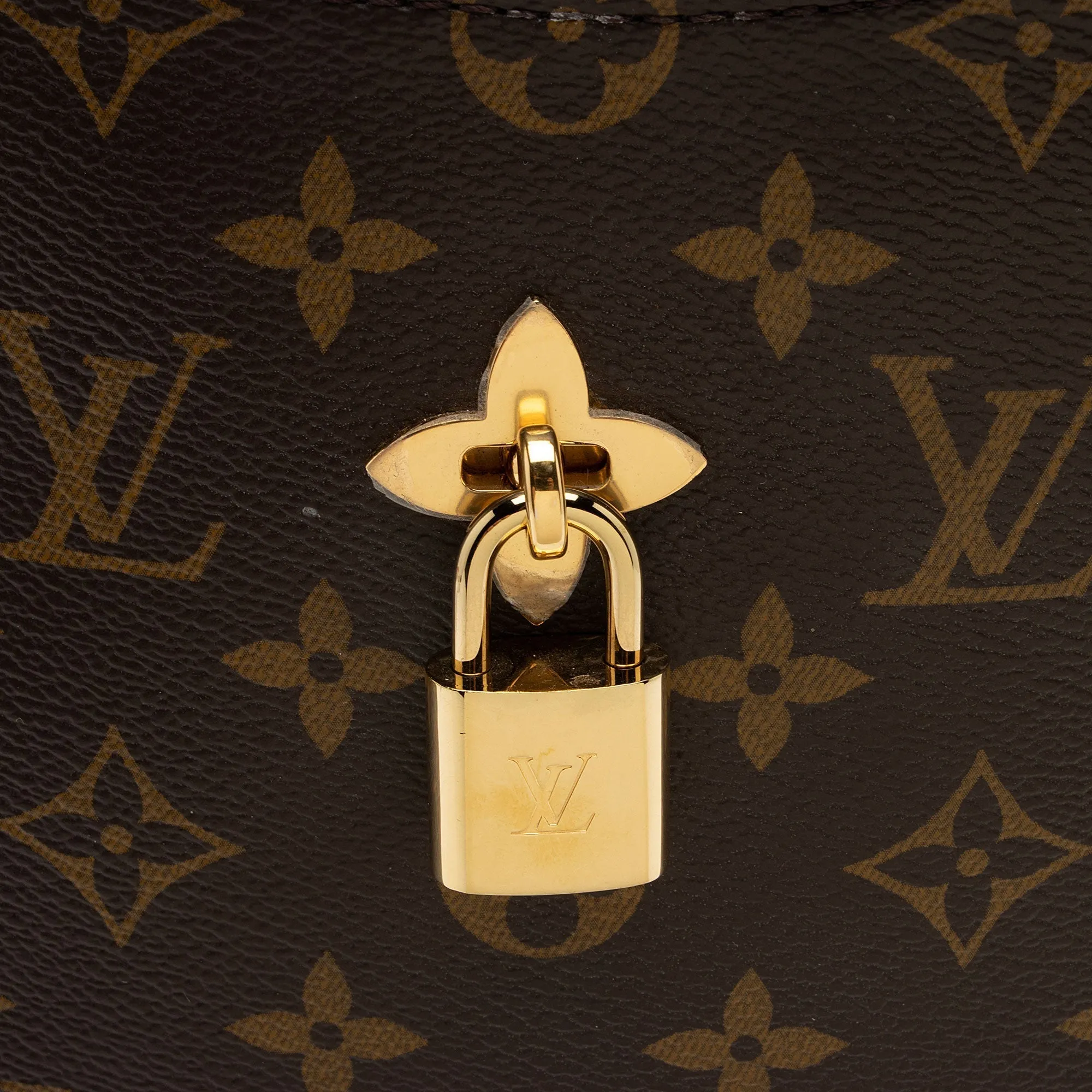 Louis Vuitton Monogram Canvas Flower Hobo (SHF-3DsKdp)