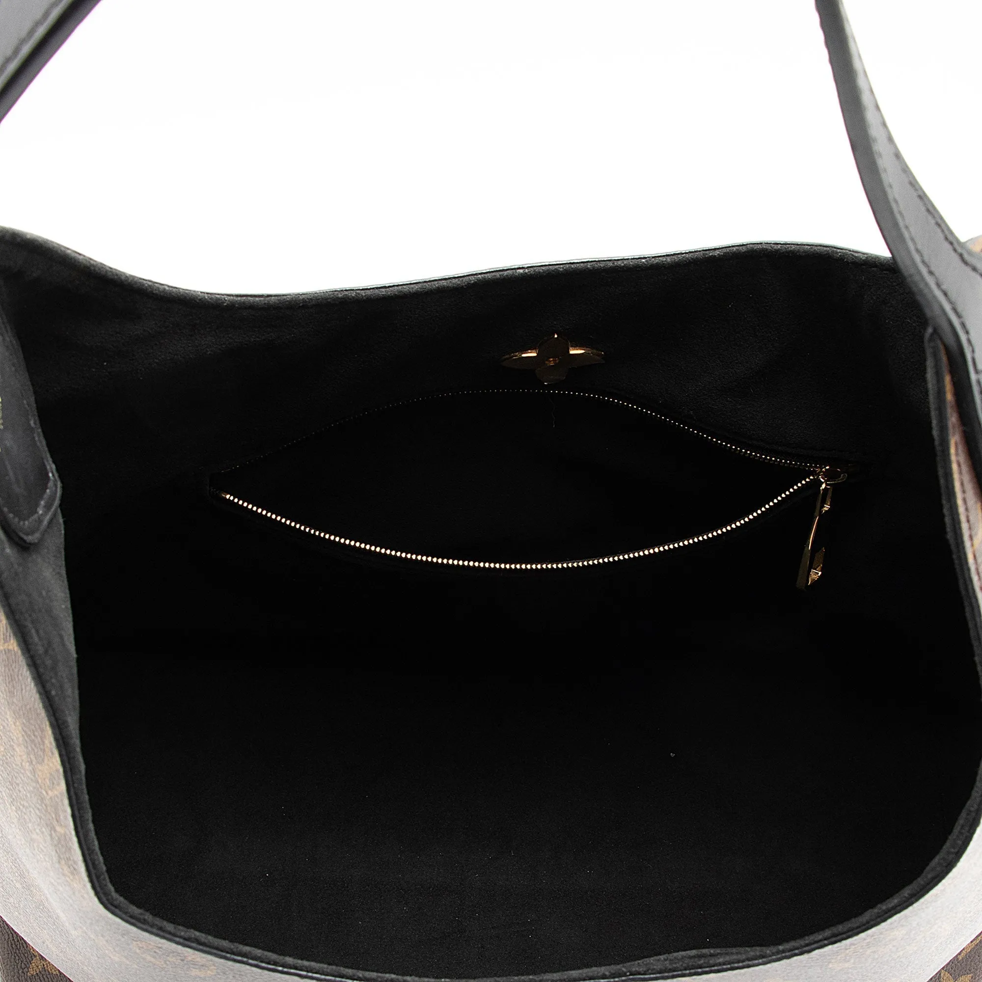 Louis Vuitton Monogram Canvas Flower Hobo (SHF-3DsKdp)