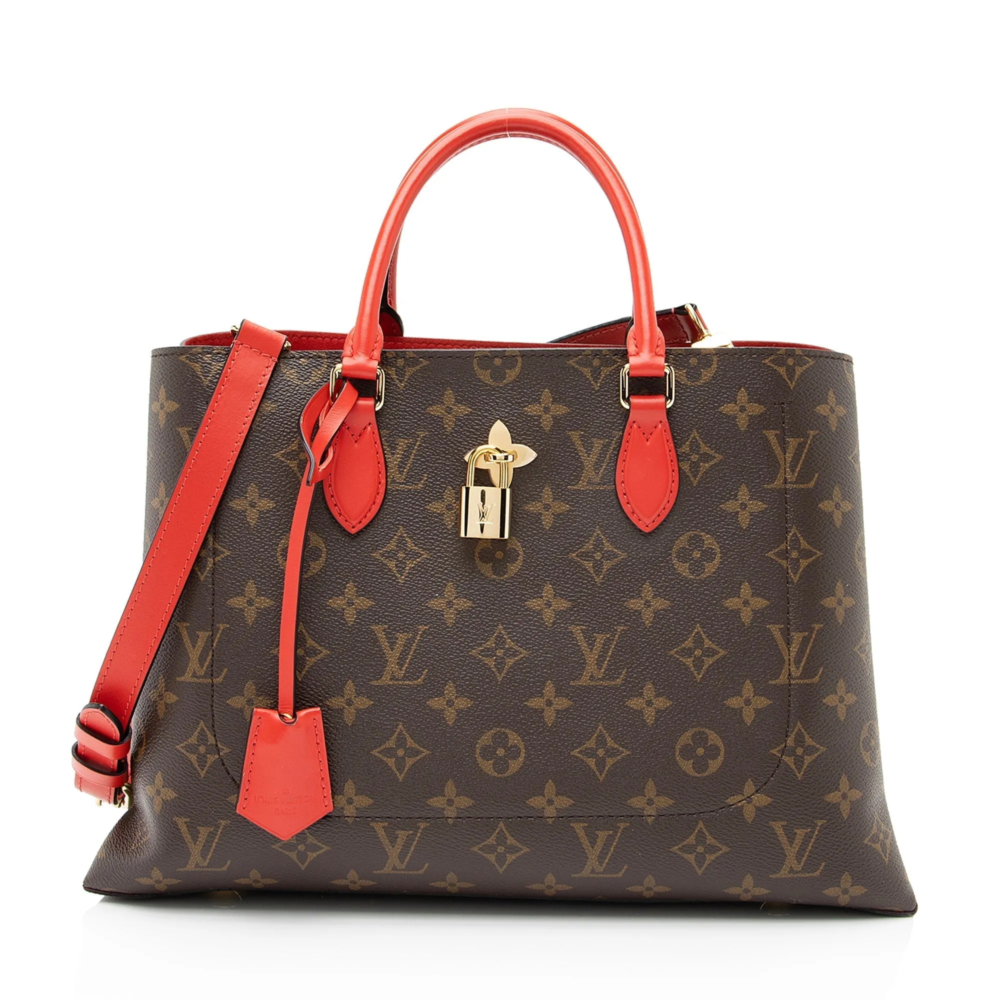 Louis Vuitton Monogram Canvas Flower Tote (SHF-23304)