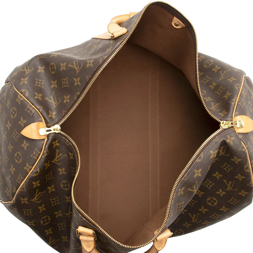 Louis Vuitton Monogram Canvas Keepall 55 Duffel Bag (SHF-20296)