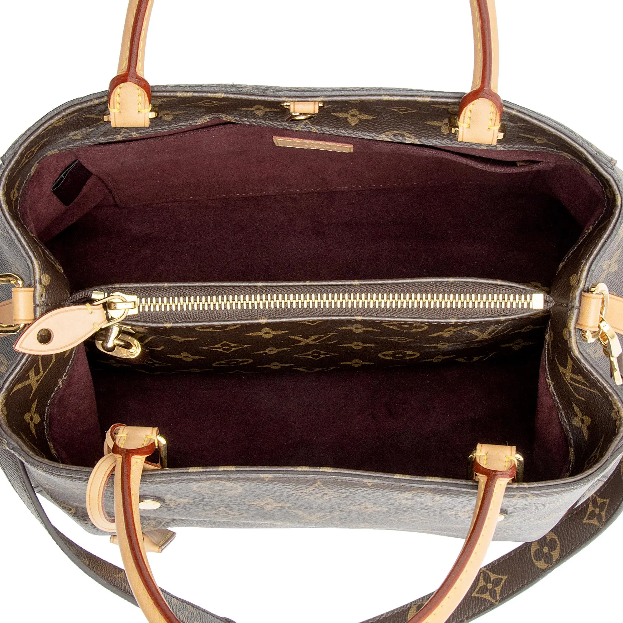 Louis Vuitton Monogram Canvas Montaigne MM Tote (SHF-Ol0huJ)