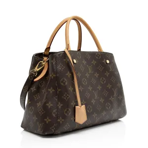 Louis Vuitton Monogram Canvas Montaigne MM Tote (SHF-Ol0huJ)