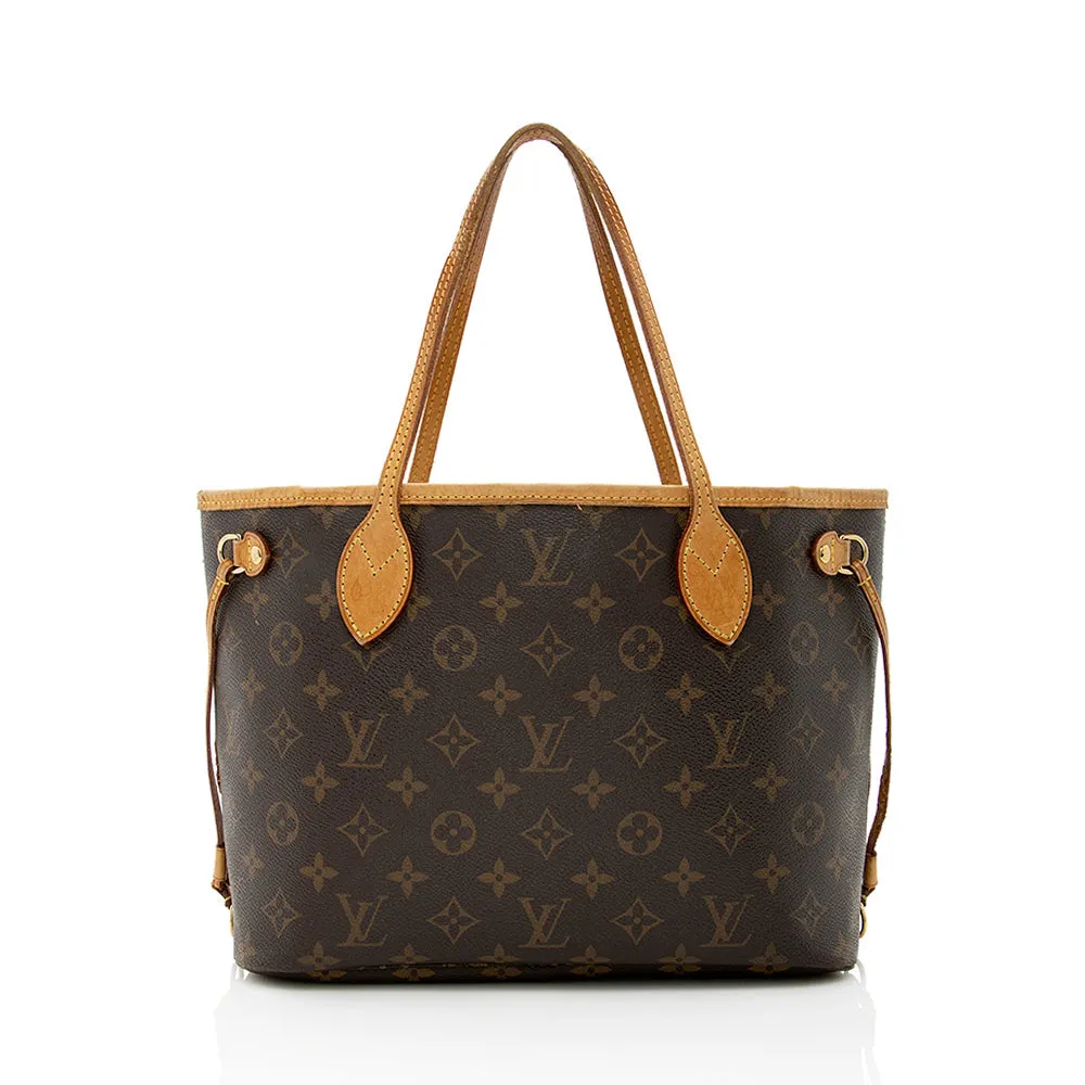 Louis Vuitton Monogram Canvas Neverfull PM Tote (SHF-18928)
