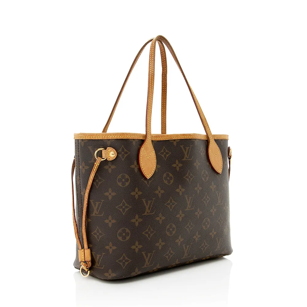 Louis Vuitton Monogram Canvas Neverfull PM Tote (SHF-18928)