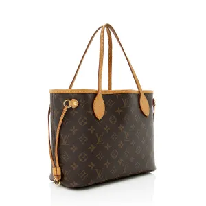 Louis Vuitton Monogram Canvas Neverfull PM Tote (SHF-18928)