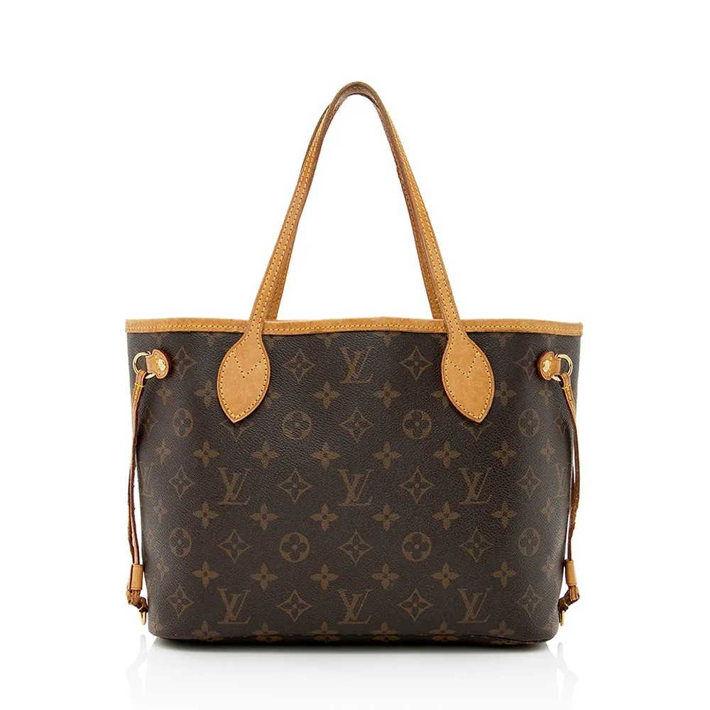 Louis Vuitton Monogram Canvas Neverfull PM Tote (SHF-18928)