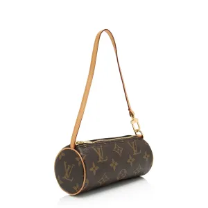 Louis Vuitton Monogram Canvas Round Pochette (SHF-EB4mTo)