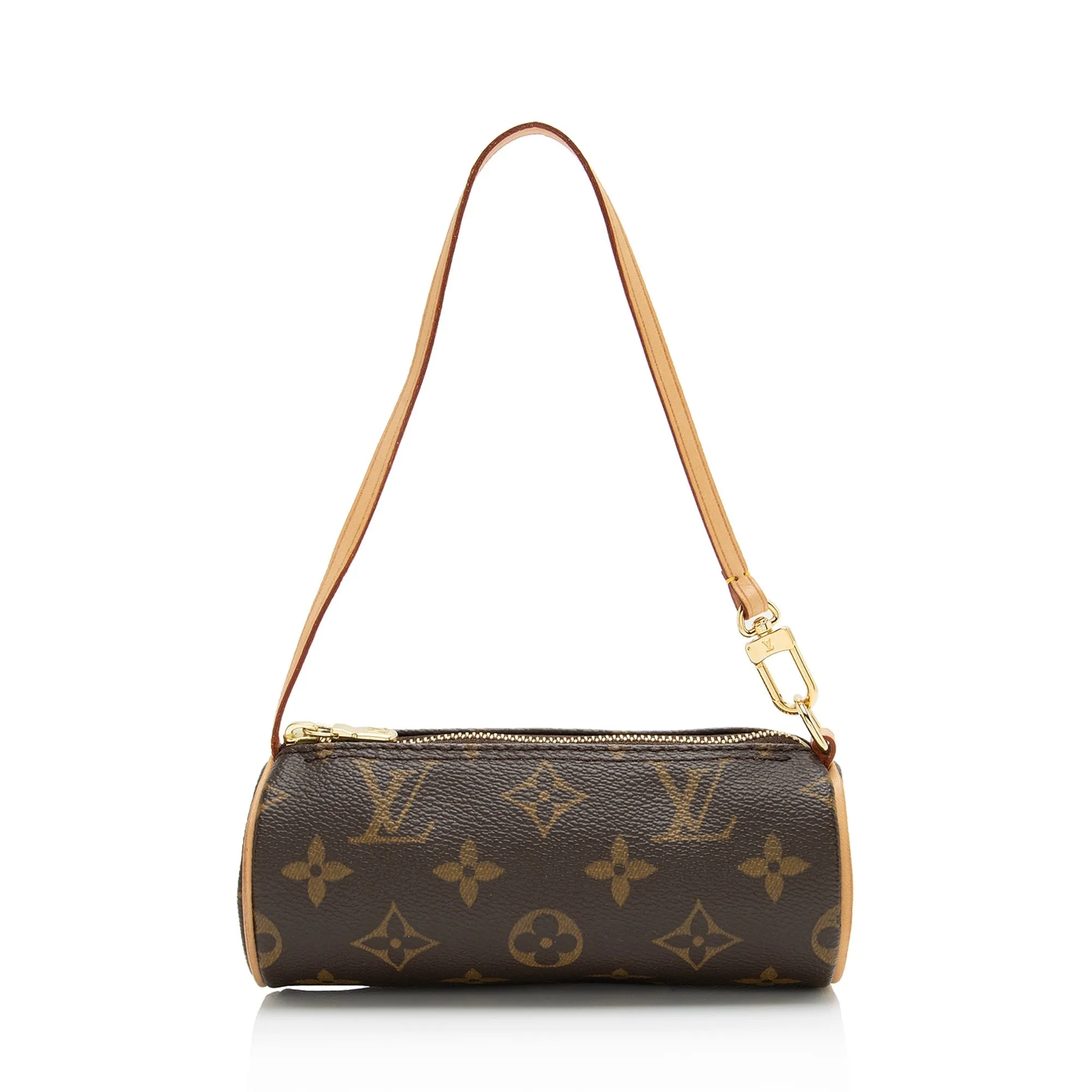 Louis Vuitton Monogram Canvas Round Pochette (SHF-EB4mTo)