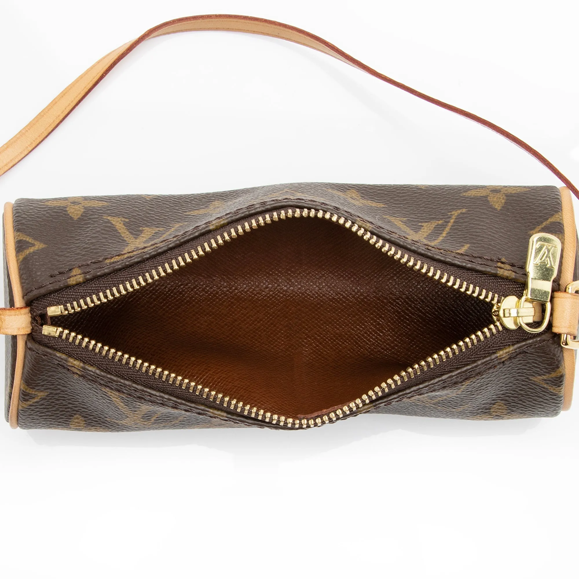 Louis Vuitton Monogram Canvas Round Pochette (SHF-EB4mTo)