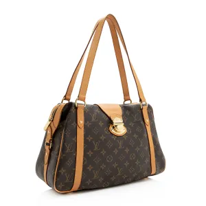 Louis Vuitton Monogram Canvas Stresa PM Shoulder Bag (SHF-20255)