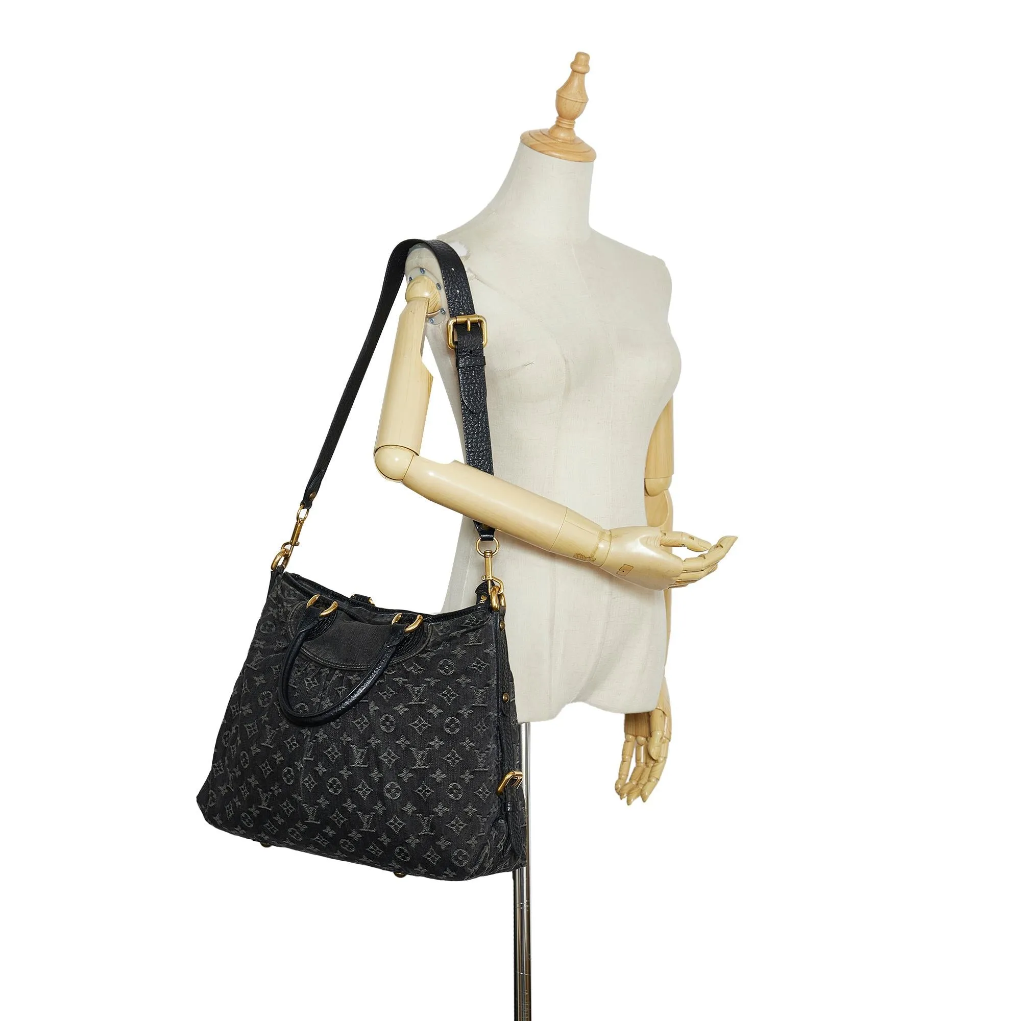 Louis Vuitton Monogram Denim Neo Cabby MM (SHG-qtzpGF)