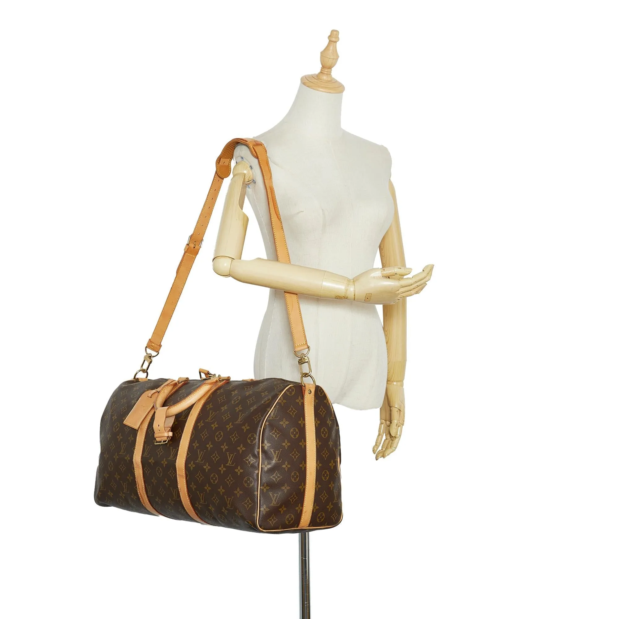 Louis Vuitton Monogram Keepall Bandouliere 50 (SHG-n4LIxa)