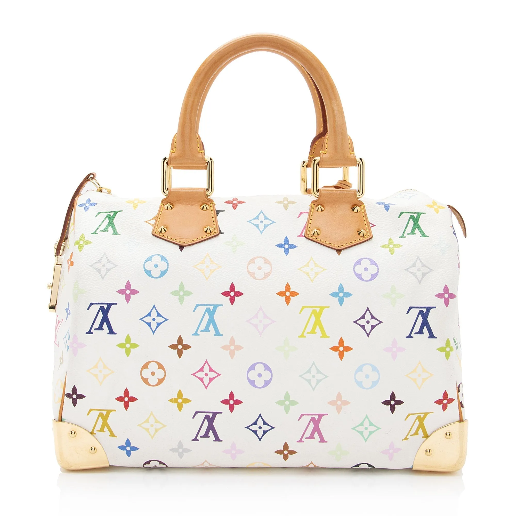 Louis Vuitton Monogram Multicolore Speedy 30 Satchel (SHF-Hnt6bW)