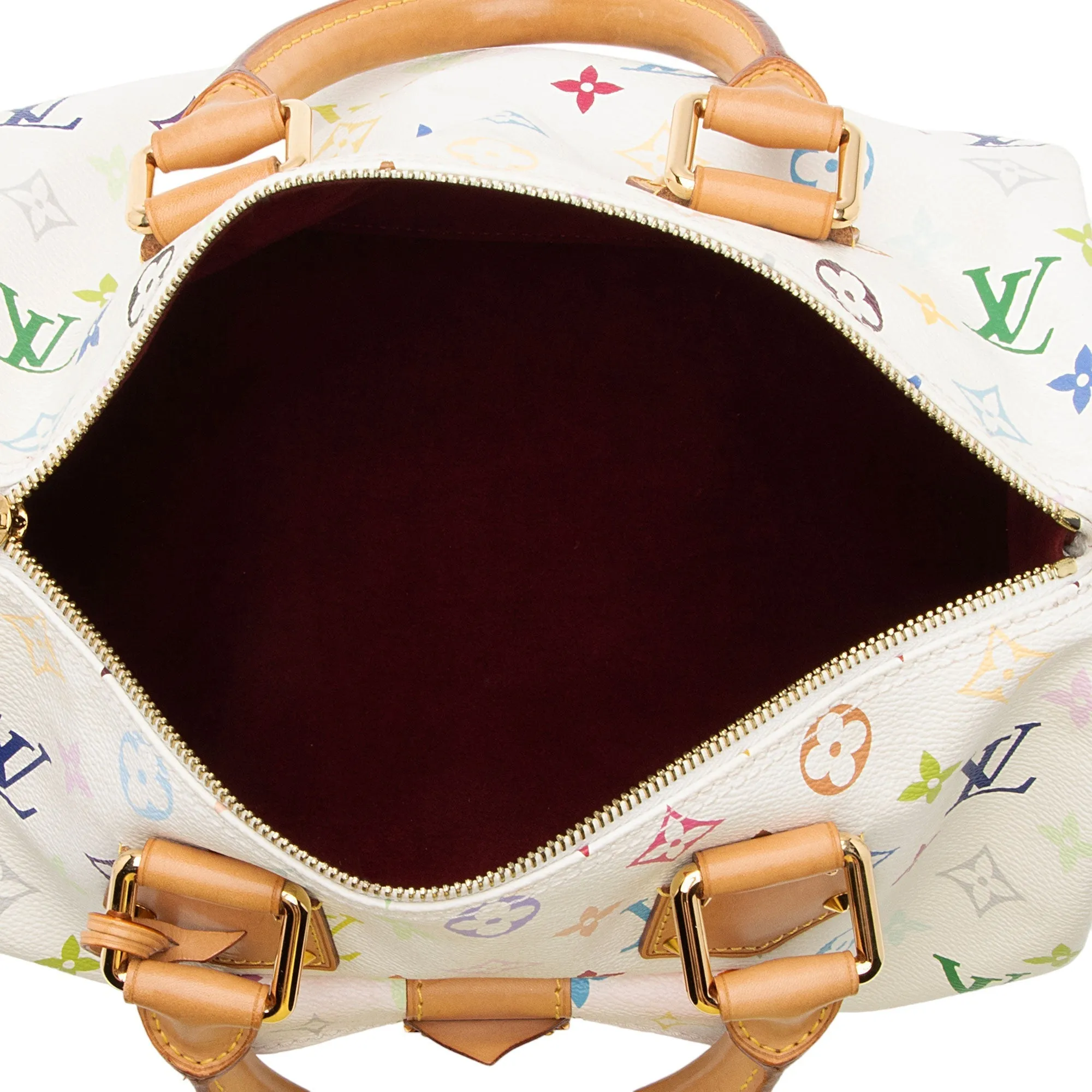 Louis Vuitton Monogram Multicolore Speedy 30 Satchel (SHF-Hnt6bW)