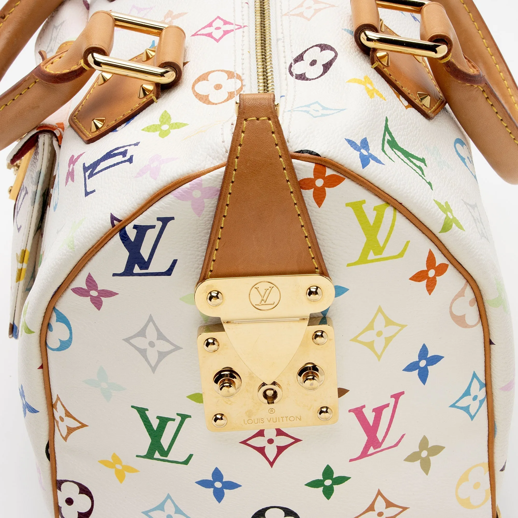Louis Vuitton Monogram Multicolore Speedy 30 Satchel (SHF-Hnt6bW)