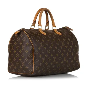 Louis Vuitton Monogram Speedy 35 (SHG-34437)