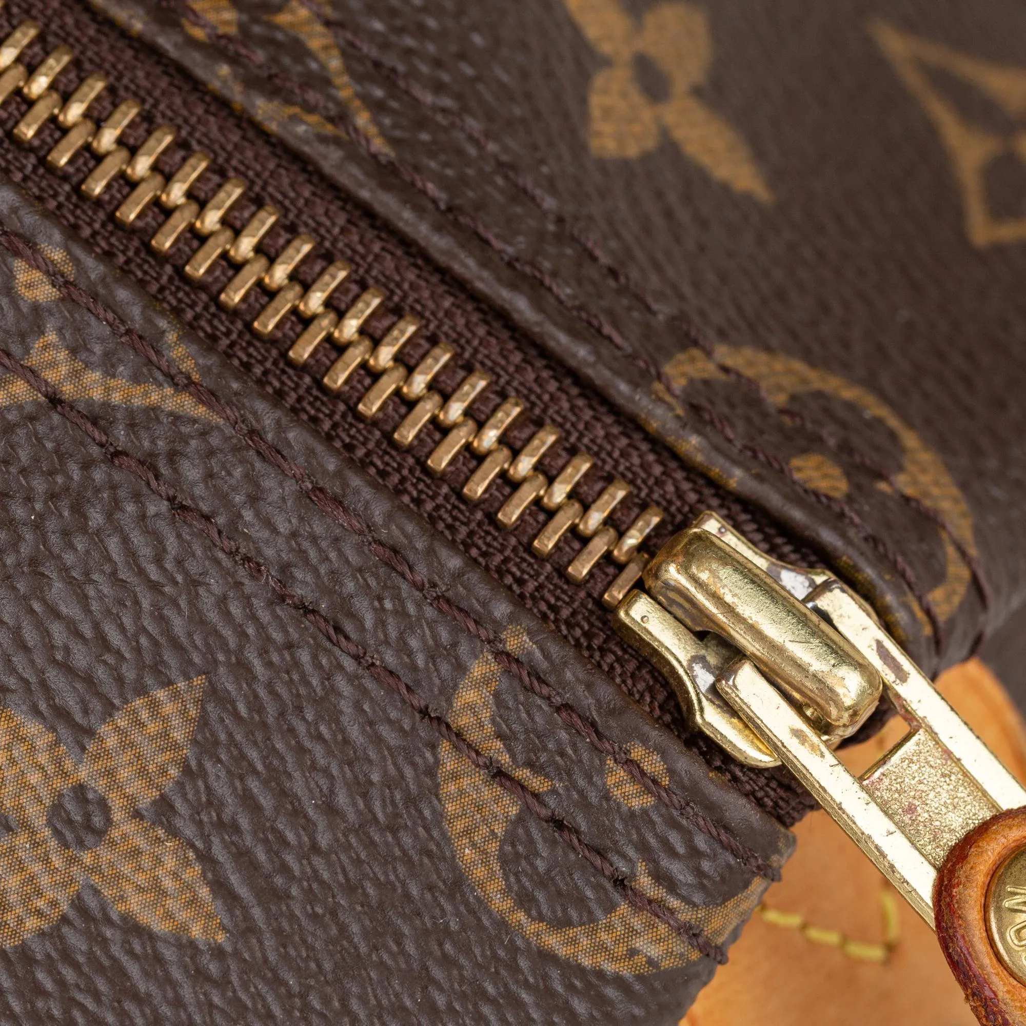 Louis Vuitton Monogram Speedy 35 (SHG-34437)