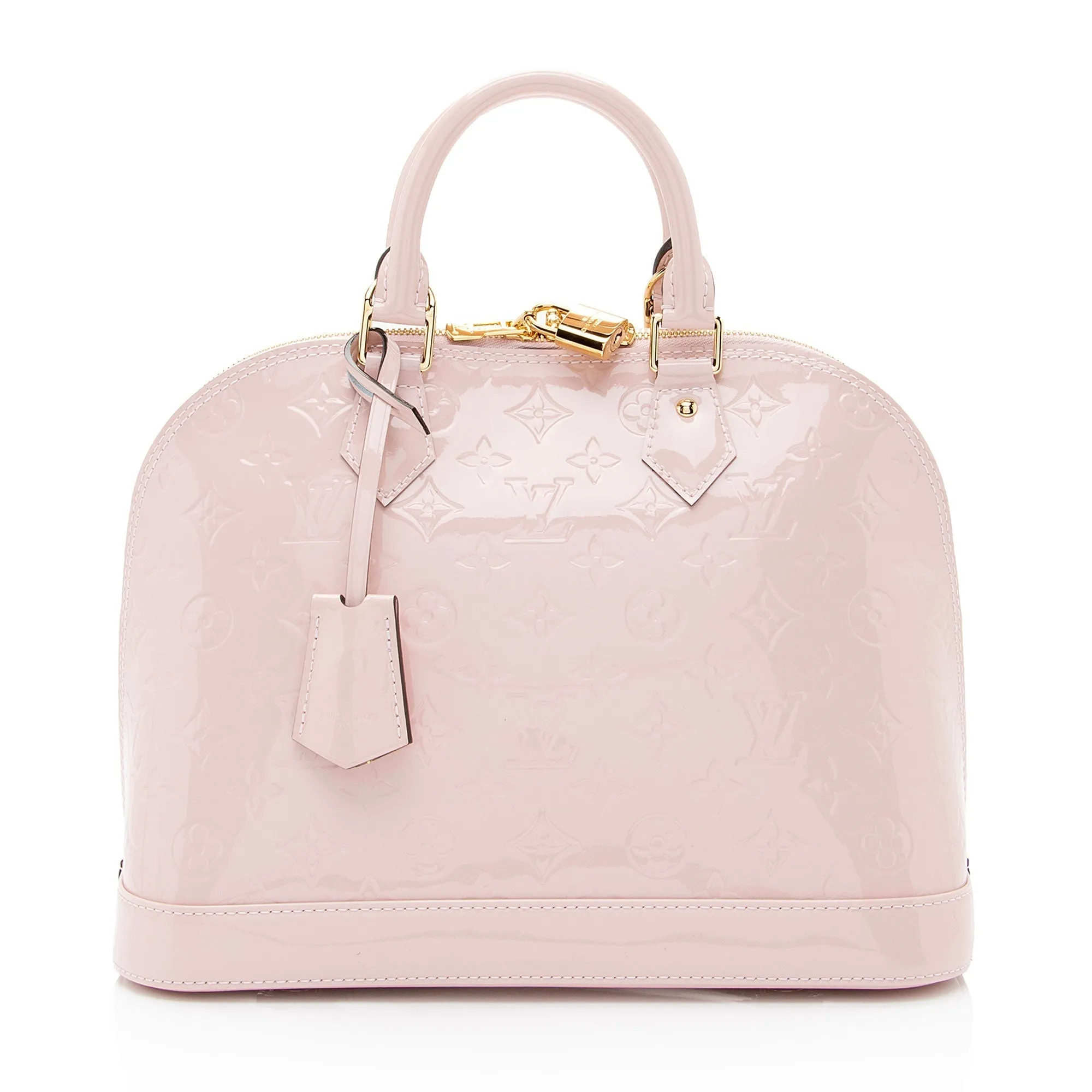 Louis Vuitton Monogram Vernis Alma PM Satchel (SHF-D9F4mc)