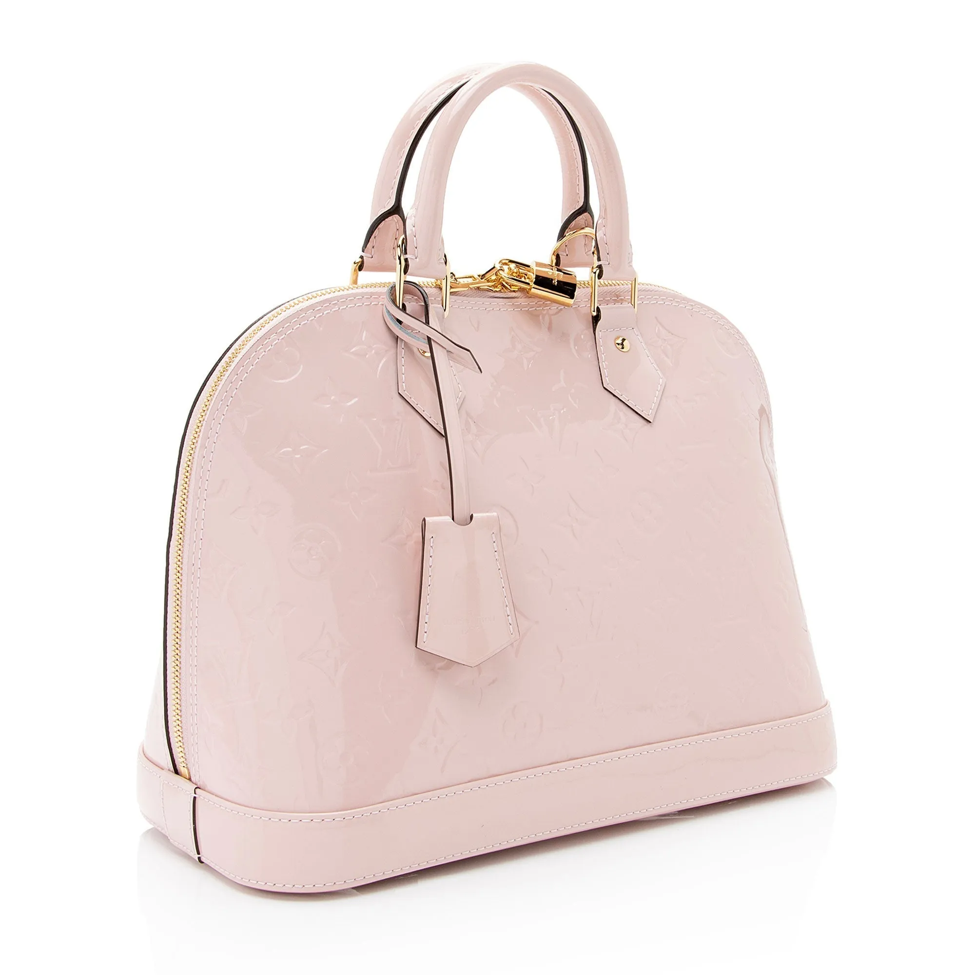 Louis Vuitton Monogram Vernis Alma PM Satchel (SHF-D9F4mc)