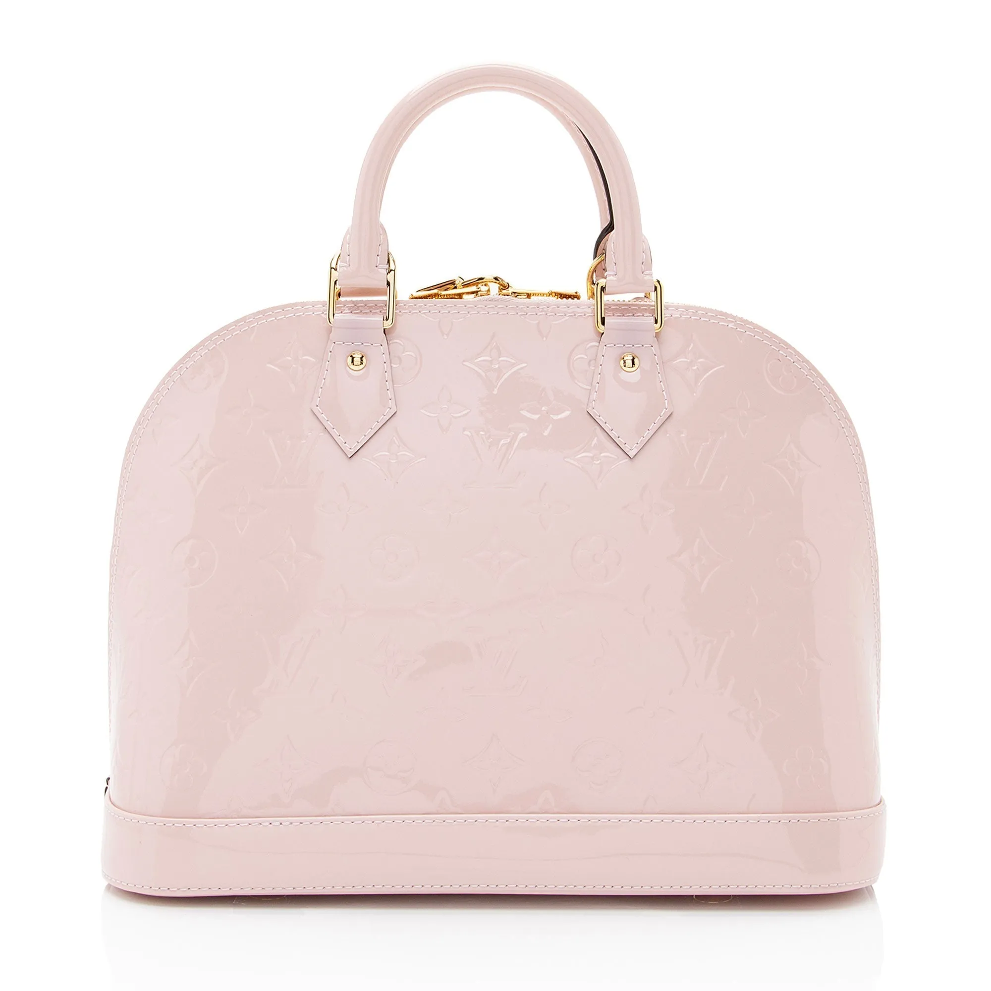Louis Vuitton Monogram Vernis Alma PM Satchel (SHF-D9F4mc)