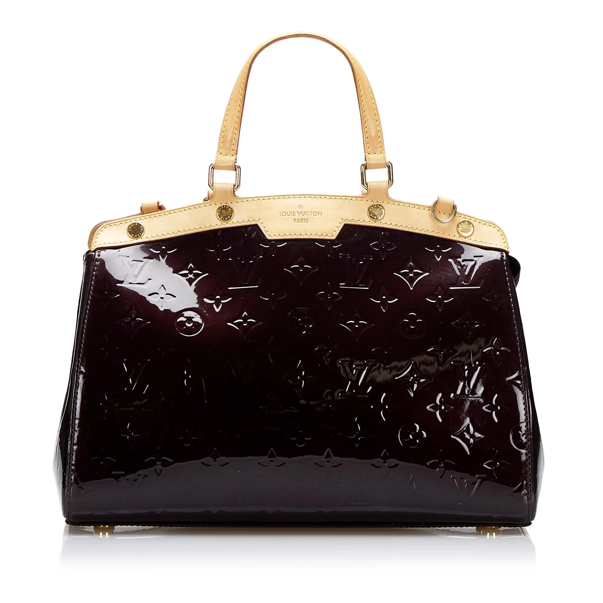 Louis Vuitton Monogram Vernis Brea MM (SHG-owEp1y)
