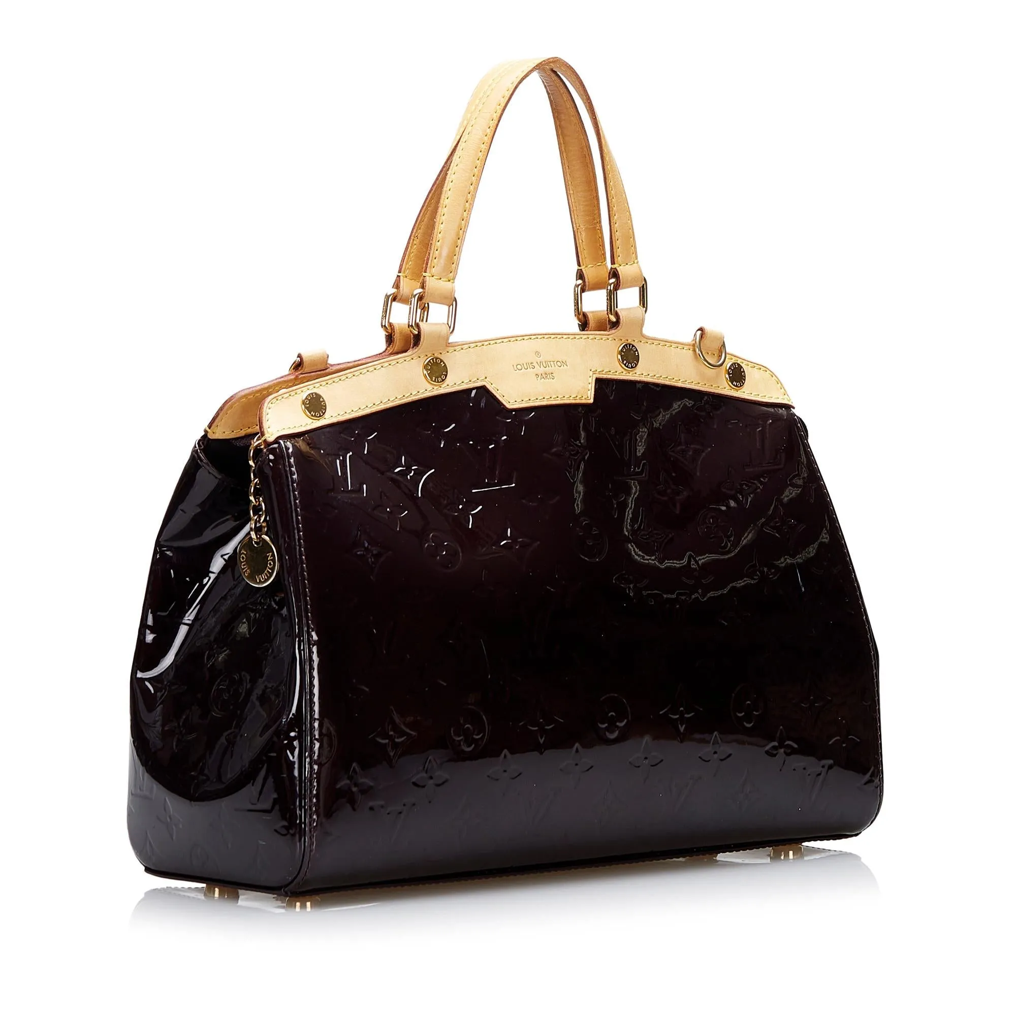 Louis Vuitton Monogram Vernis Brea MM (SHG-owEp1y)