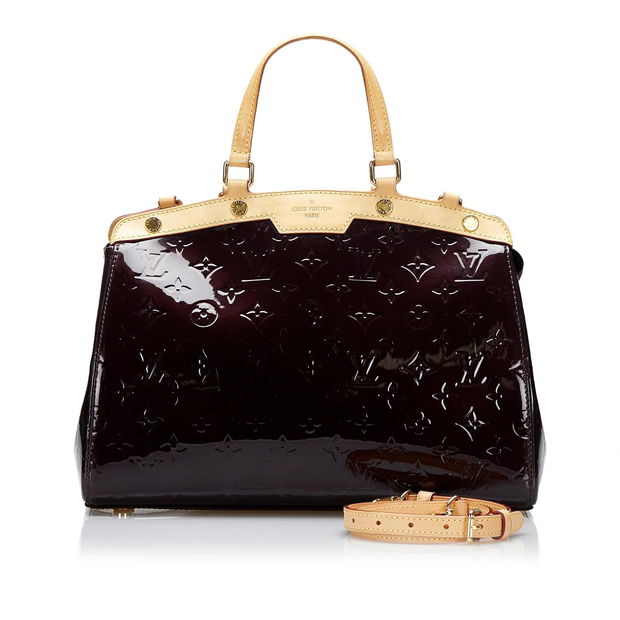 Louis Vuitton Monogram Vernis Brea MM (SHG-owEp1y)