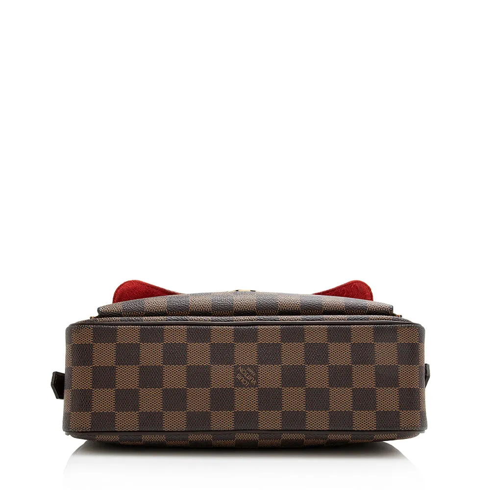 Louis Vuitton Vintage Damier Ebene Ravello GM Shoulder Bag (SHF-21610)